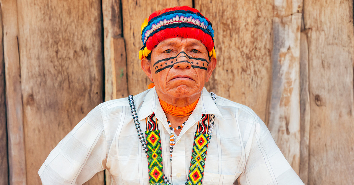 Rafael, local Shaman at Wayusentsa