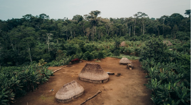 Indigenous community in Ecuador