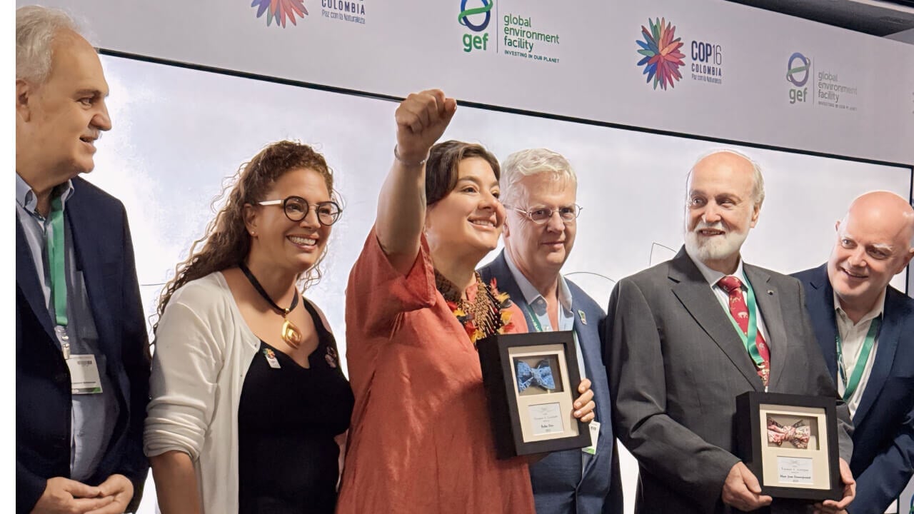 Belén Páez Awarded Thomas E. Lovejoy Prize at COP16